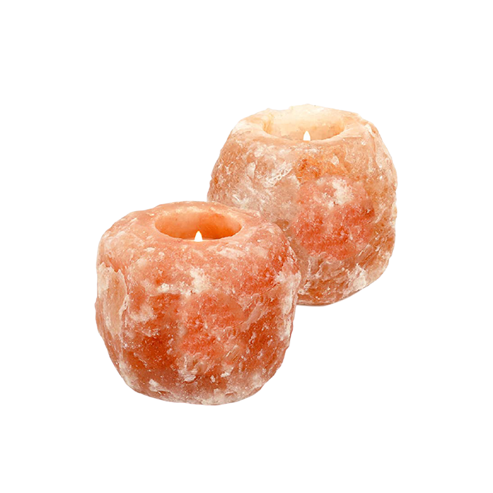Himalayan Salt Candle Holder (Salt Lamps)