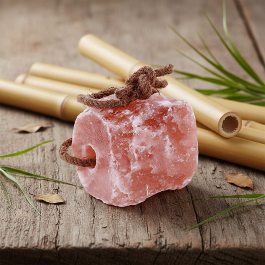 Himalayan Salt Horse Lick on a Rope (Salt for Animals)