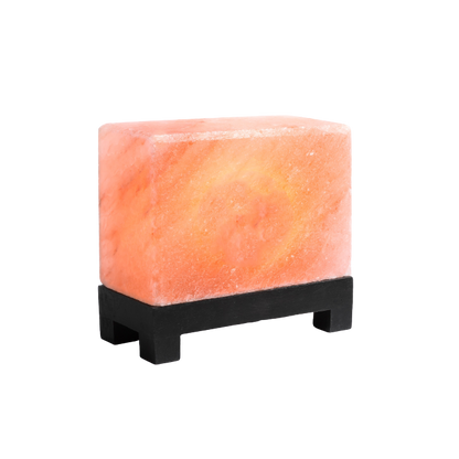 Himalayan Salt Lamp Hand-Carved Modern Rectangle (Salt Lamps)