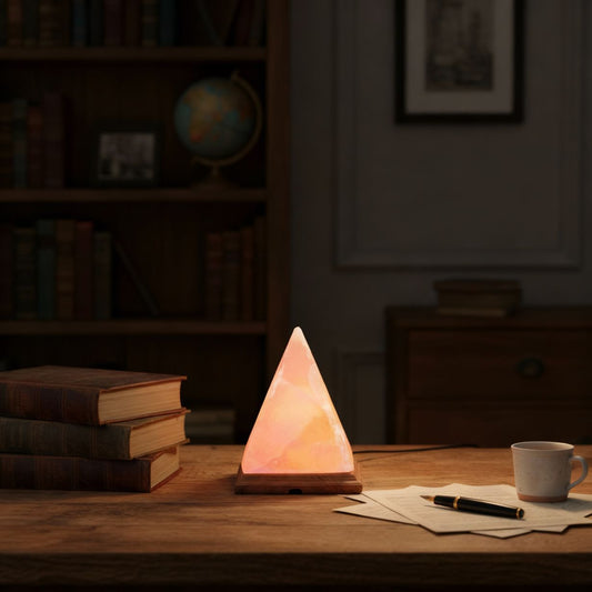 Himalayan Salt Lamp – Pink Pyramid (Salt Lamps)