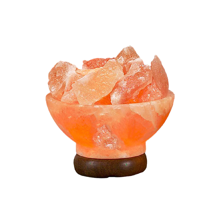 Himalayan Salt Lamp – Pink Round Fire Bowl (Salt Lamps)