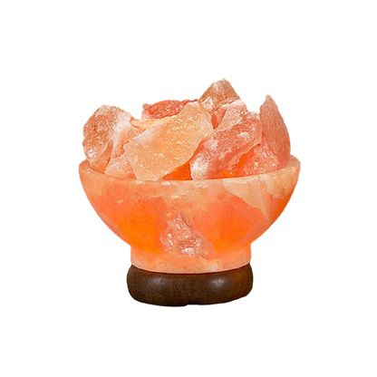 Himalayan Salt Lamp – Pink Round Fire Bowl (Salt Lamps)